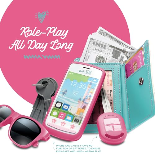 Deluxe Pretend Play Purse Set with Accessories - Blue Edition