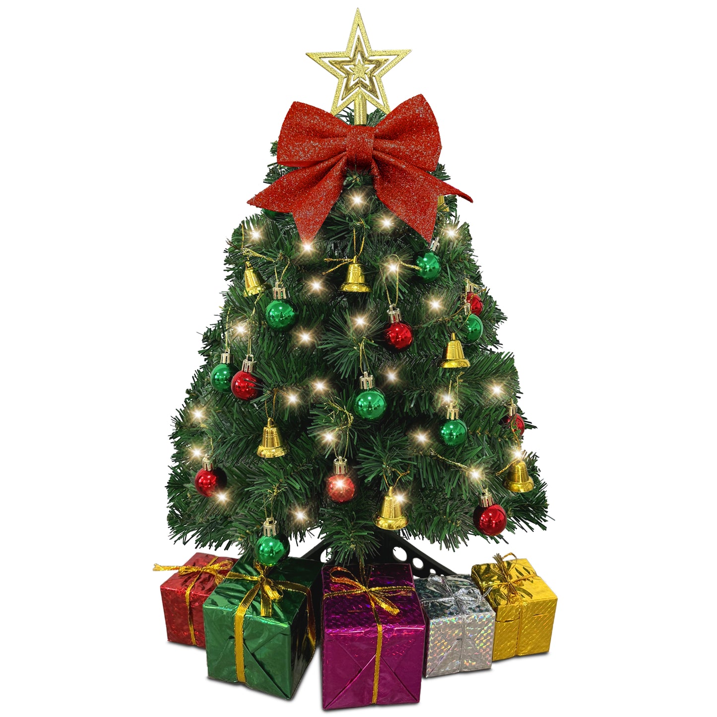 Small Christmas Tree with Lights