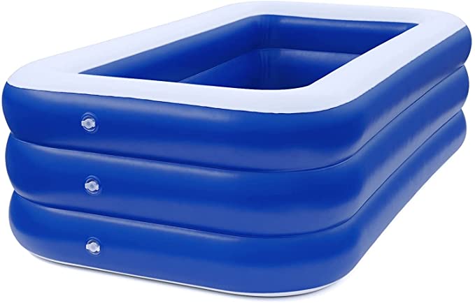 Inflatable Swimming Pool for Kids and Adults Family Inflatable Outdoor Pool