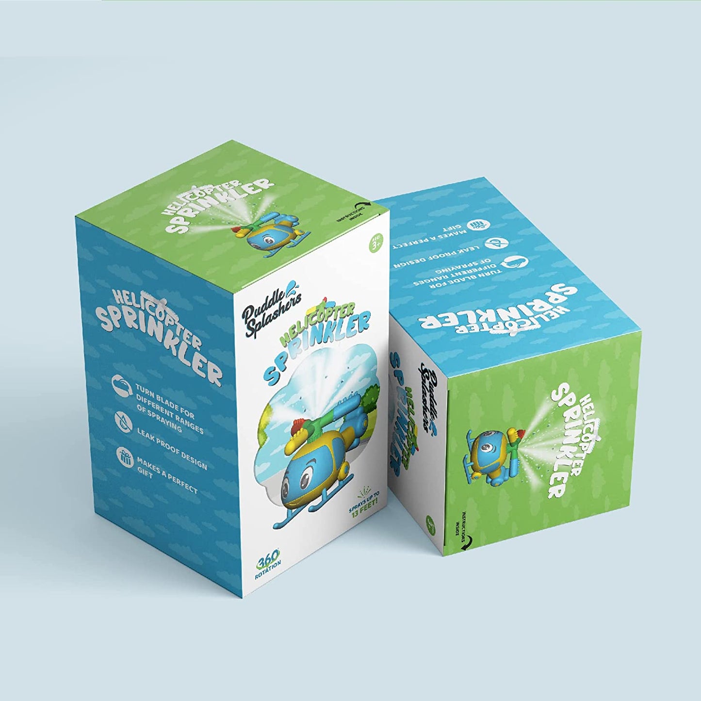 Kids helicopter sprinkler