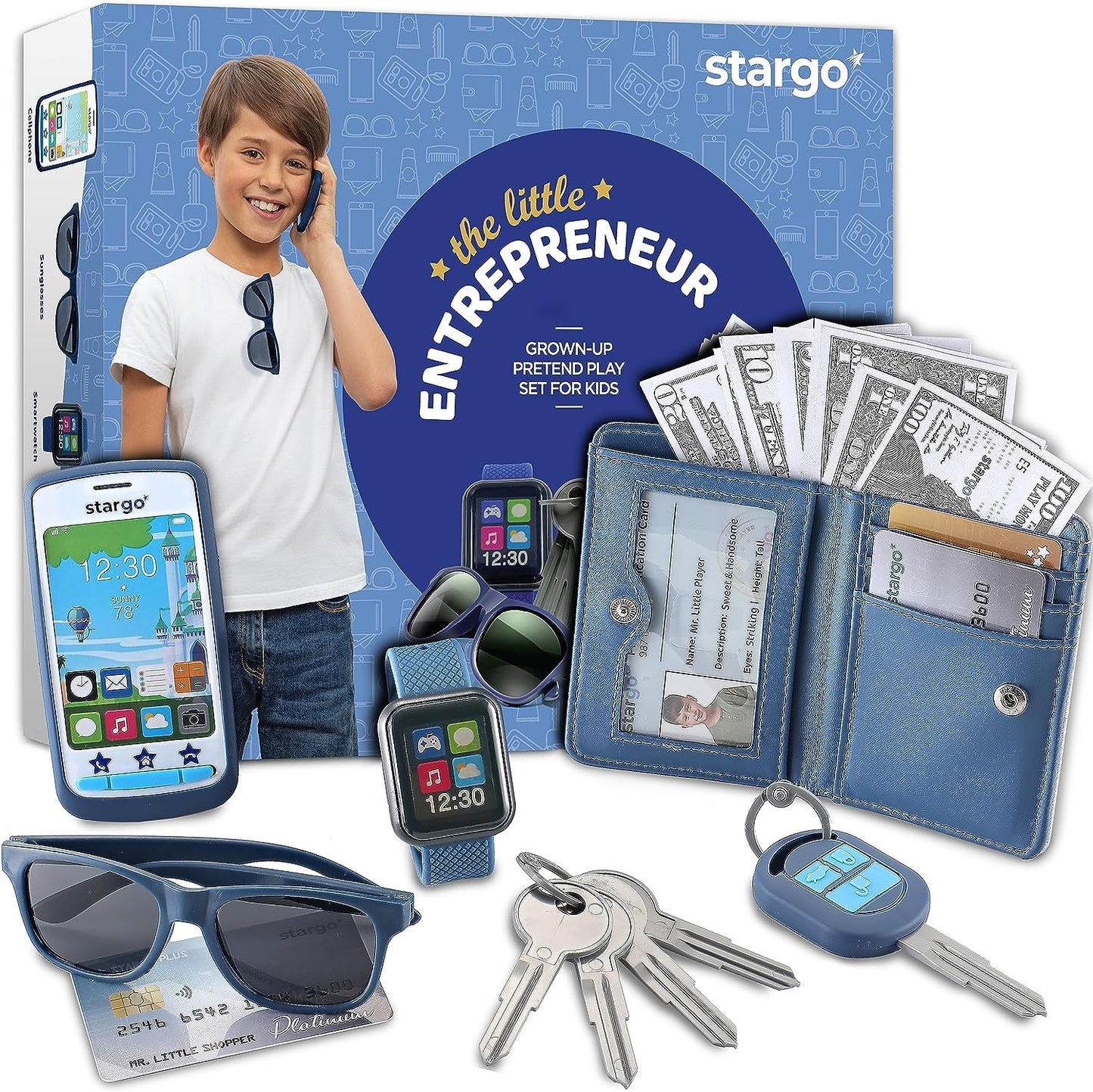 Pretend Play Wallet Set for Boys