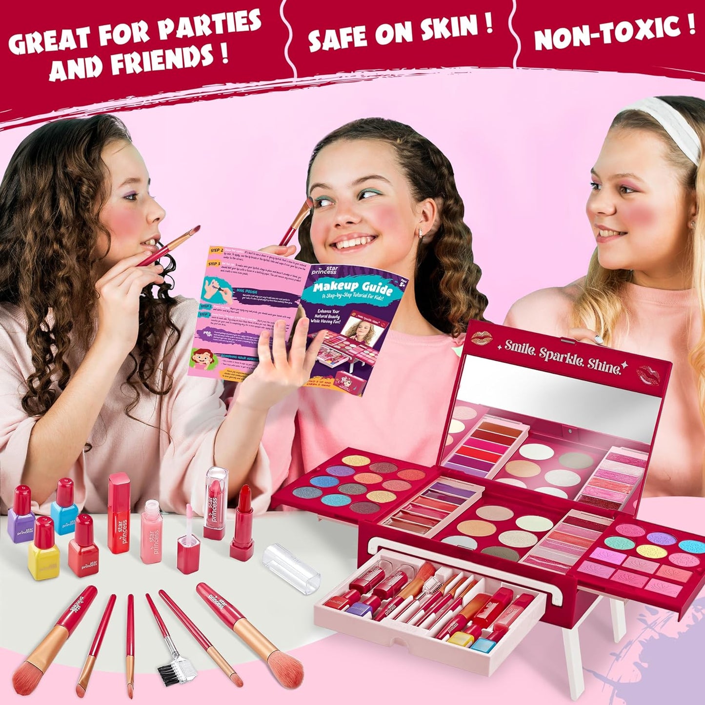 Washable Makeup Studio for Girls