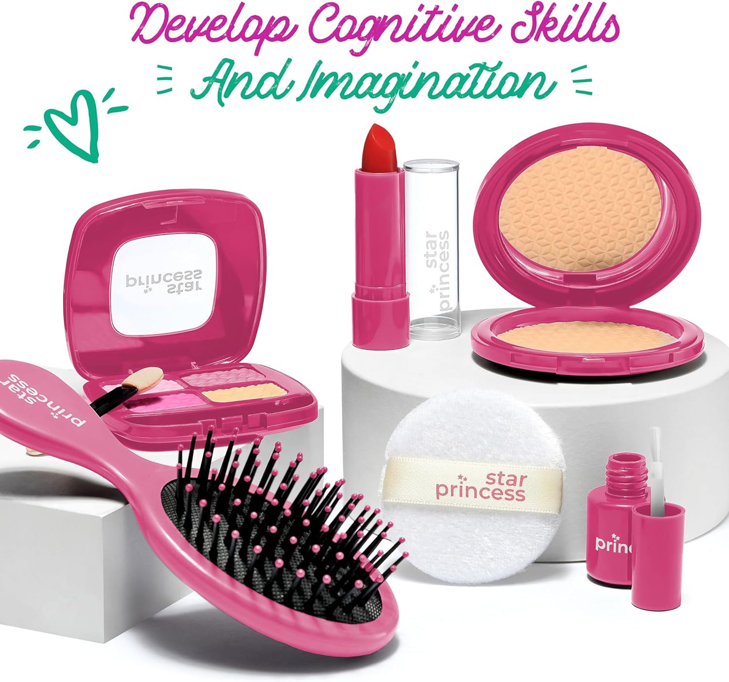 Deluxe Pretend Play Purse Set with Accessories - Pink Edition