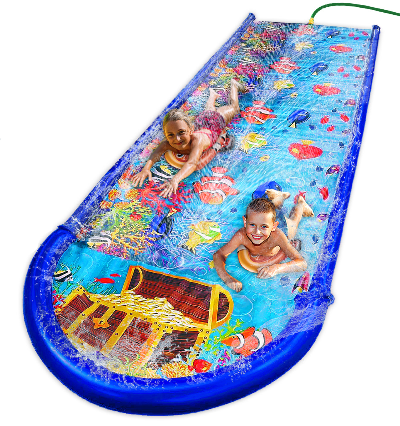 18- Feet Coral Theme Water Slide
