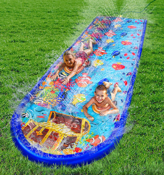 18- Feet Coral Theme Water Slide