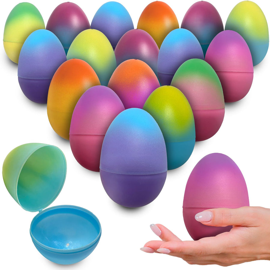 3 Inch Pastel Color Ombre Easter Egg - 8pc Set