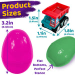 Easter Egg With Mini Car Toy - 8pc Set