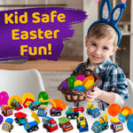 Easter Egg With Mini Car Toy - 8pc Set