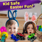 3 Inch Easter Egg With Car Toy - 16pc Set