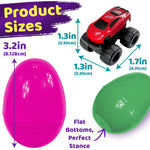 3 Inch Easter Egg With Car Toy - 16pc Set
