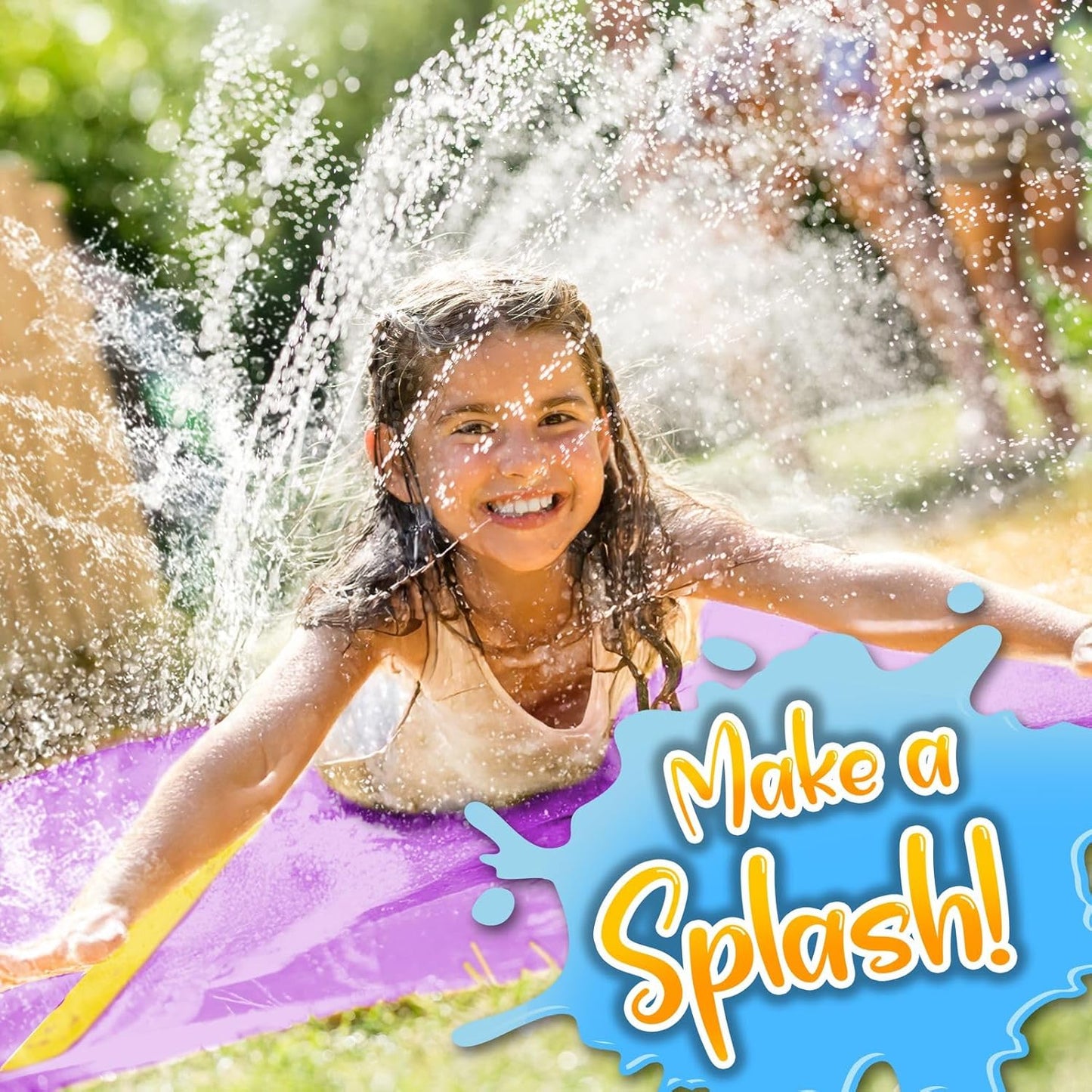 18-Feet Regular Water Slide - Purple