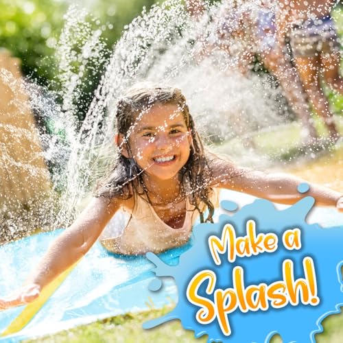 18-Feet Regular Water Slide - Light Blue