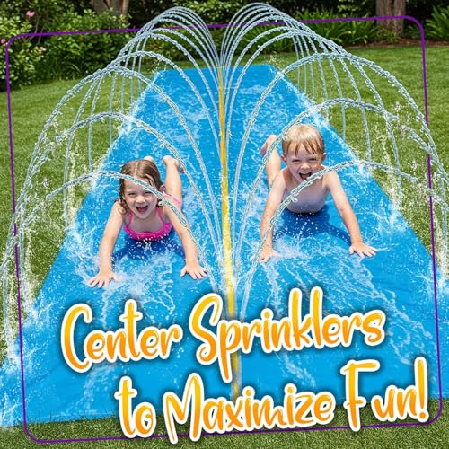 18-Feet Regular Water Slide - Light Blue