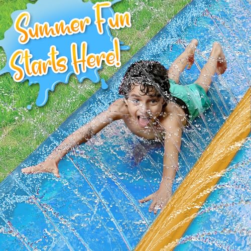 18-Feet Regular Water Slide - Light Blue