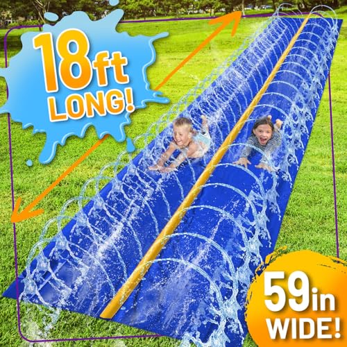 18-Feet Regular Water Slide - Navy Blue