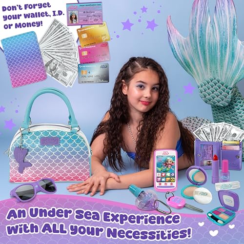 Deluxe Pretend Play Purse Set with Accessories - Mermaid