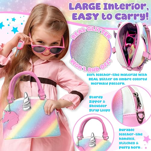 Deluxe Pretend Play Purse Set with Accessories - Unicorn