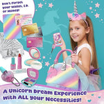 Deluxe Pretend Play Purse Set with Accessories - Unicorn