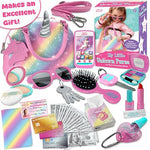Deluxe Pretend Play Purse Set with Accessories - Unicorn