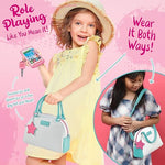 Deluxe Pretend Play Purse Set with Accessories - Blue Edition