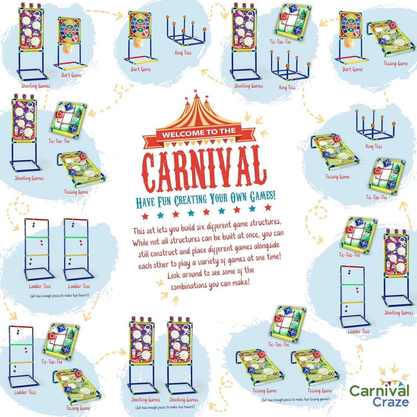 7-in-1 Carnival Game Set