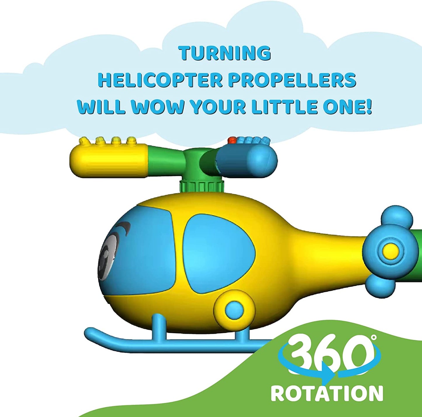 Kids helicopter sprinkler