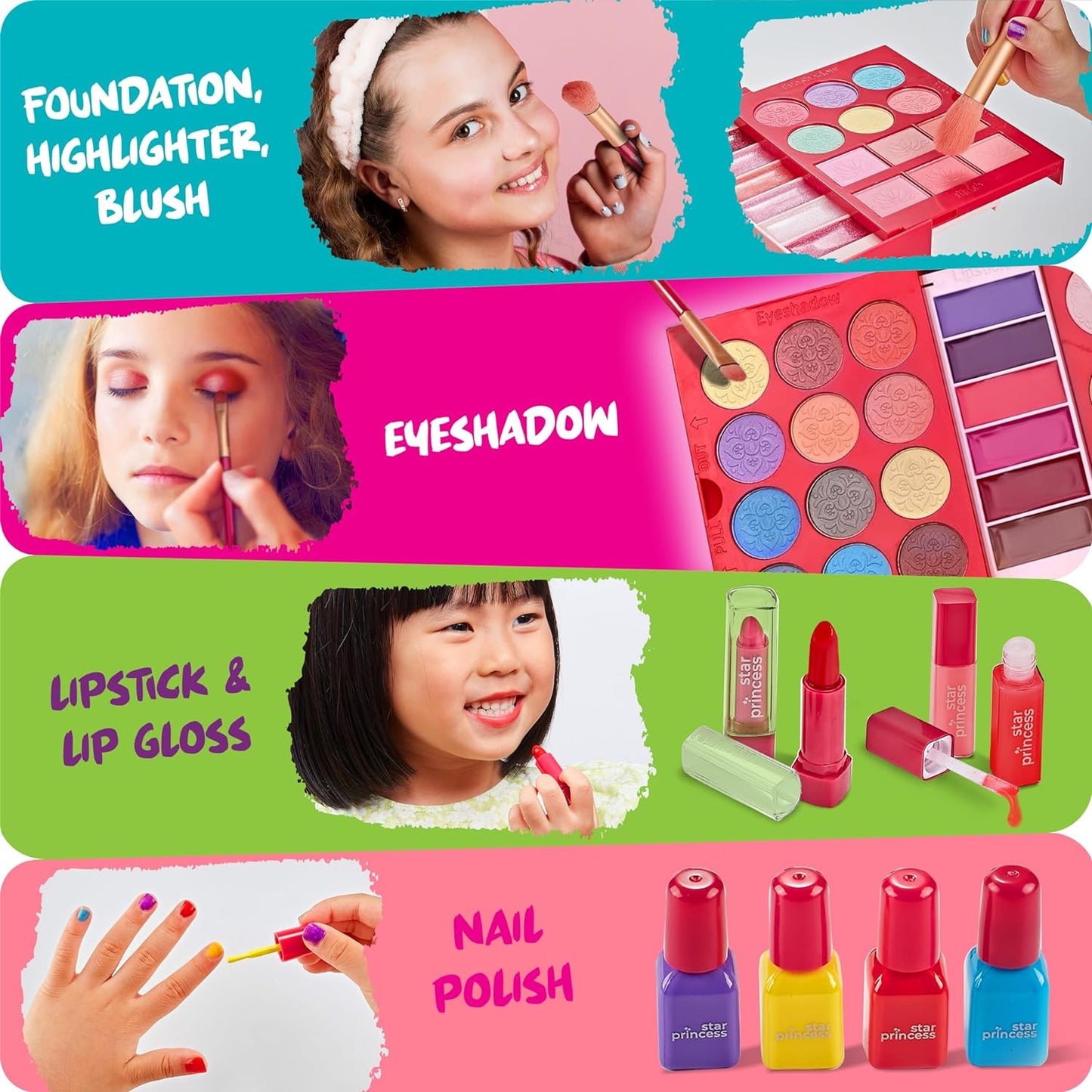 Washable Makeup Studio for Girls